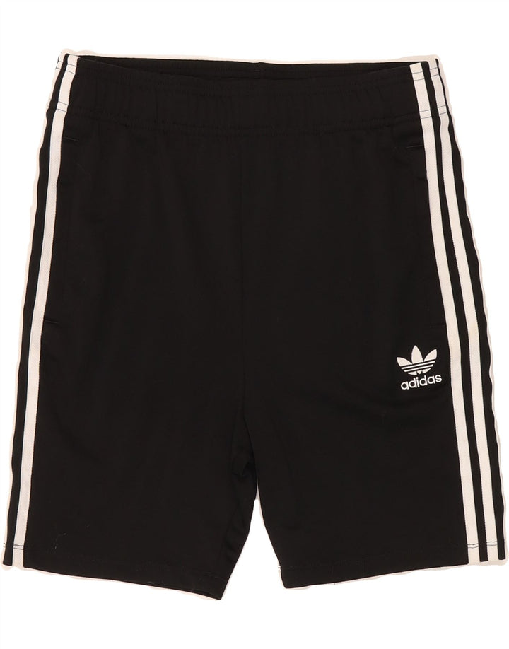 ADIDAS Boys Sport Shorts 13-14 Years  Black Polyester Vintage Adidas and Second-Hand Adidas from Messina Hembry 