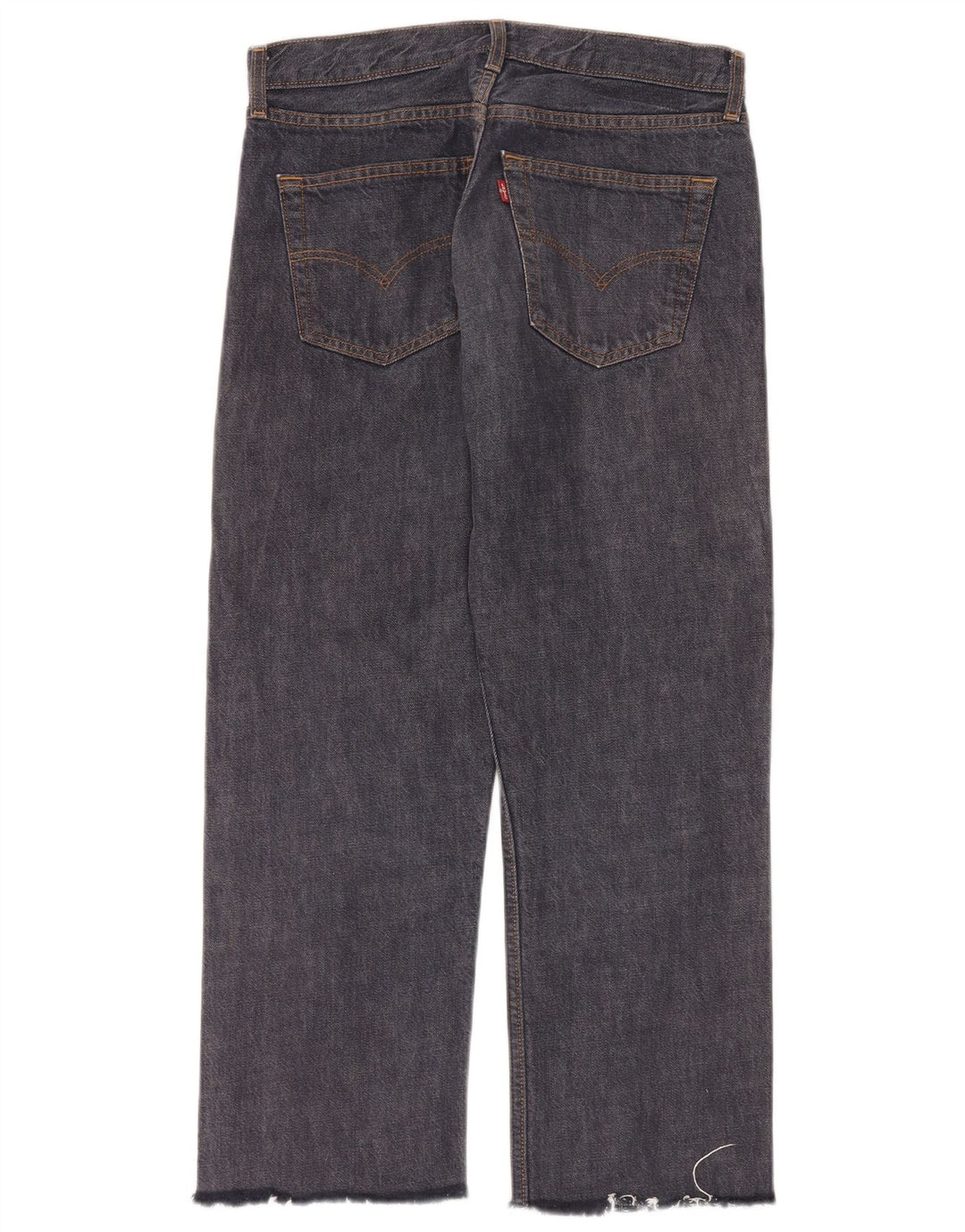 Jeans dritti tagliati da uomo Levi's W31 L25 cotone blu navy