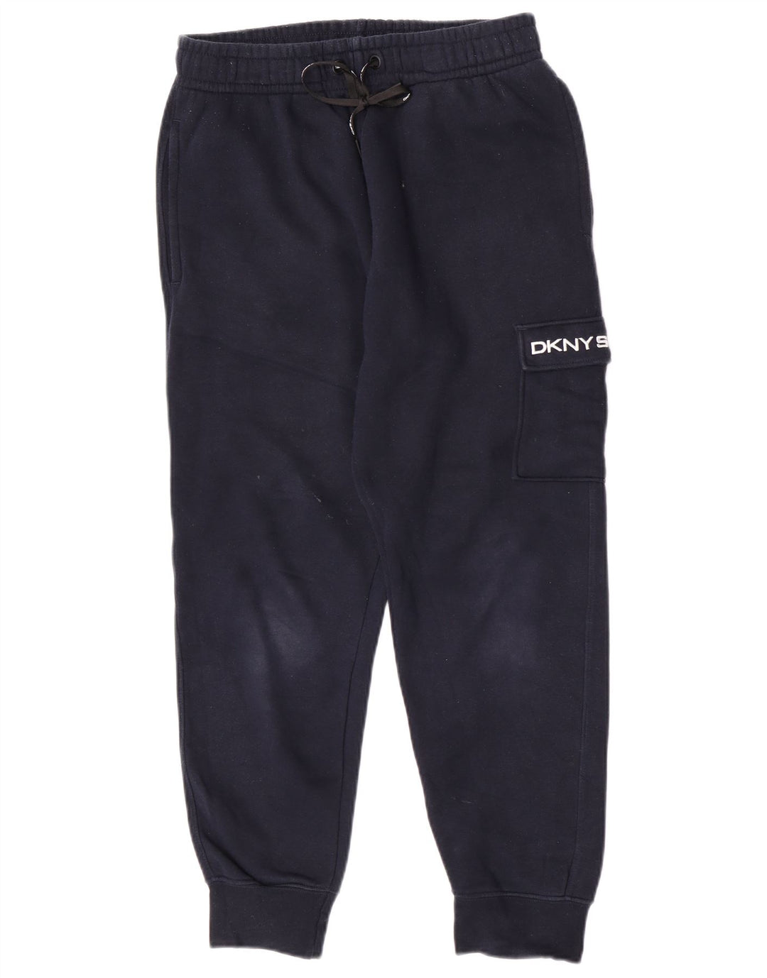 Pantaloni da tuta cargo da uomo Dkny Joggers medi in cotone blu navy