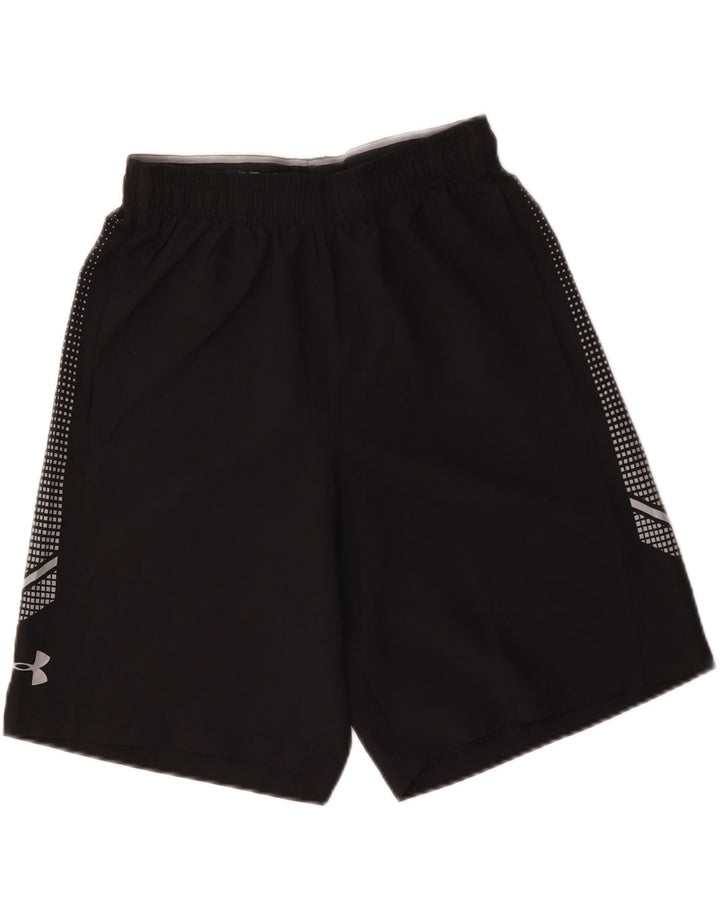 Pantaloncini sportivi UNDER ARMOUR Heat Gear da uomo, piccoli, in poliestere maculato nero