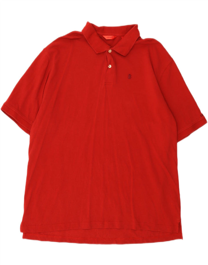 Polo da uomo Izod 2XL in cotone rosso