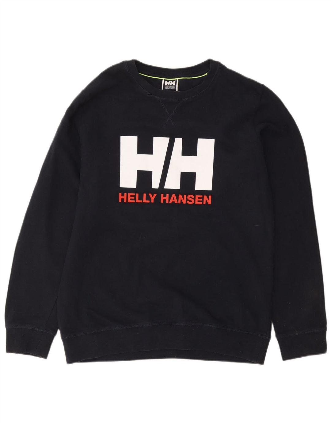 HELLY HANSEN Felpa grafica da uomo Maglione XL Cotone blu navy