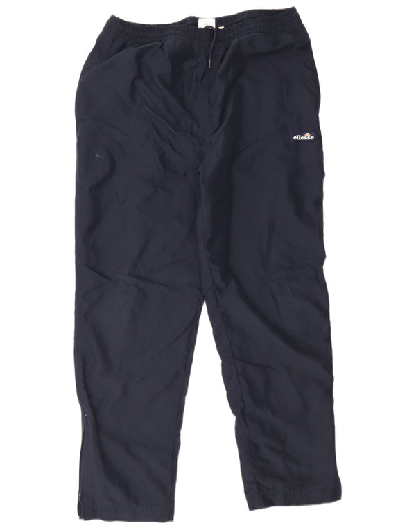 Pantaloni da tuta da uomo Ellesse grandi in poliestere blu navy