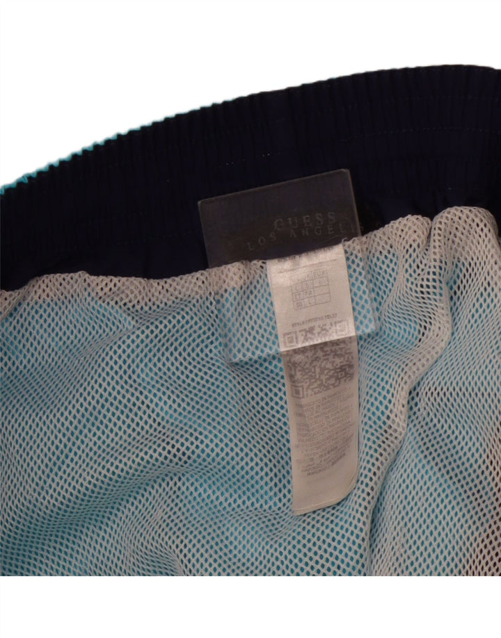 GUESS Pantaloncini da Bagno Uomo Large Blu Poliammide