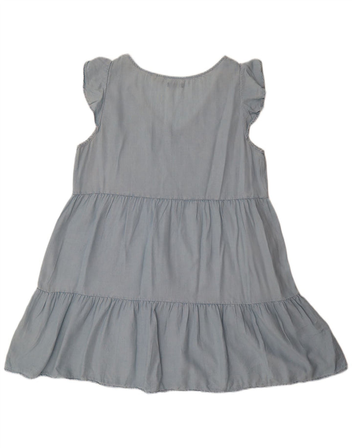 Abito a trapezio da donna SUPERDRY UK 14 Lyocell blu medio