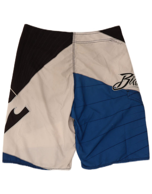 Pantaloncini da bagno grafici da uomo Billabong color block medio multicolore