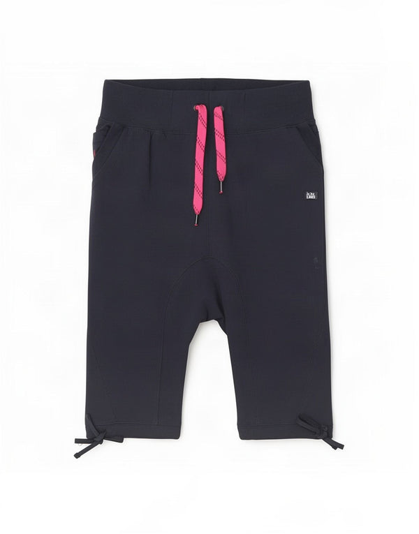 Pantaloni capri da uomo a vita bassa Jack & Jones medi W30 L10 cotone blu navy