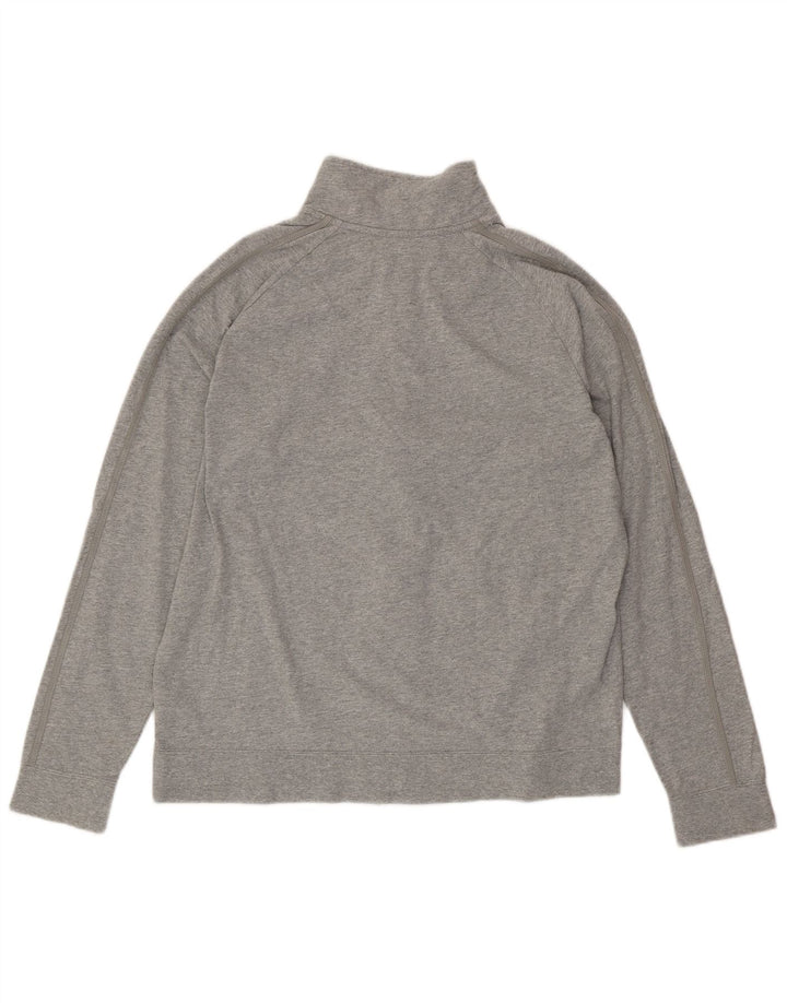 Giacca da ginnastica grafica da uomo NIKE grande in cotone grigio