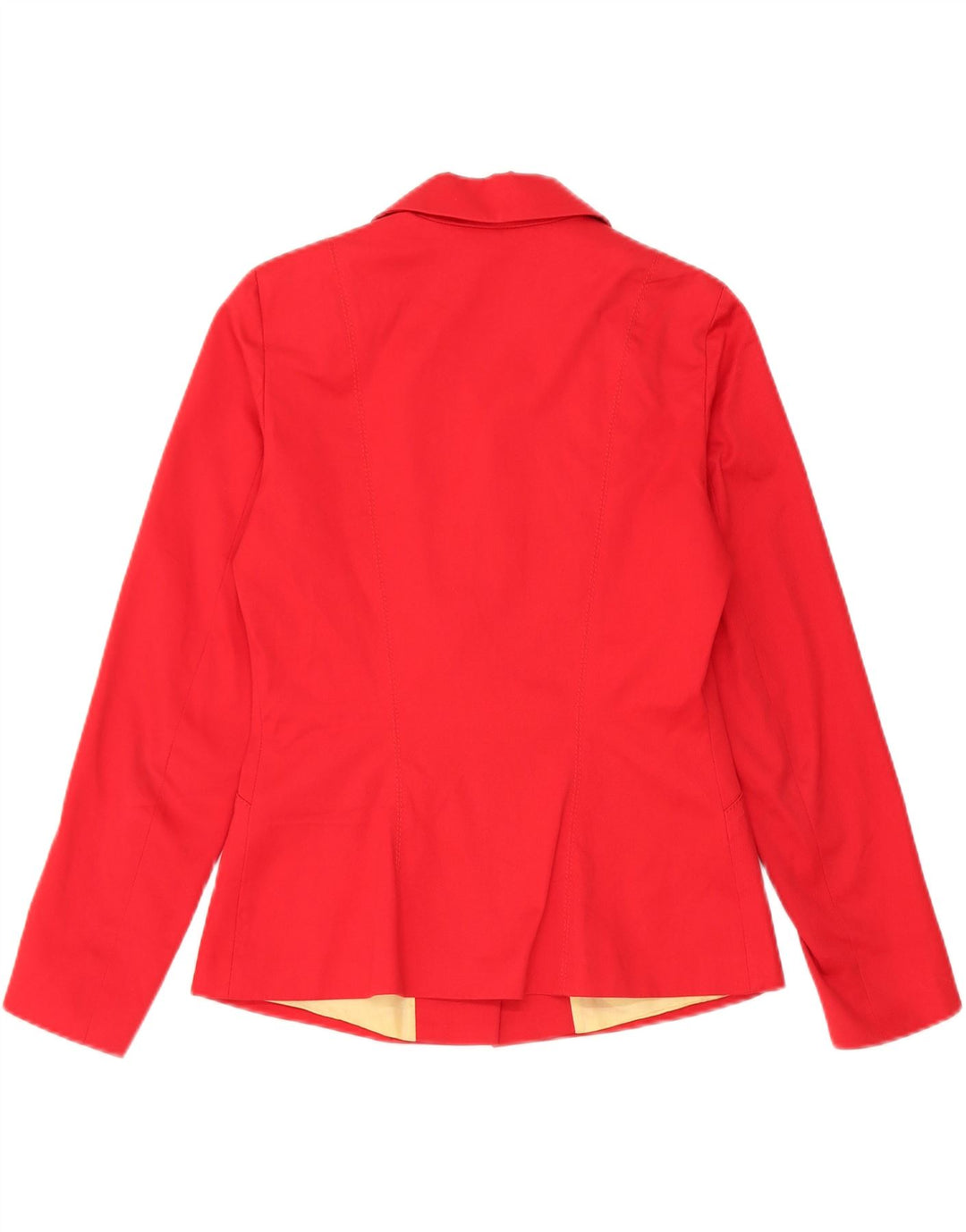 Giacca blazer vintage da donna a 3 bottoni IT 44 cotone rosso medio