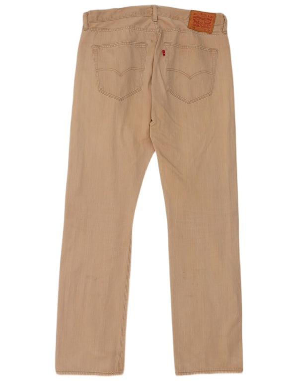 Pantaloni casual dritti da uomo Levi's 501 W36 L34 Beige