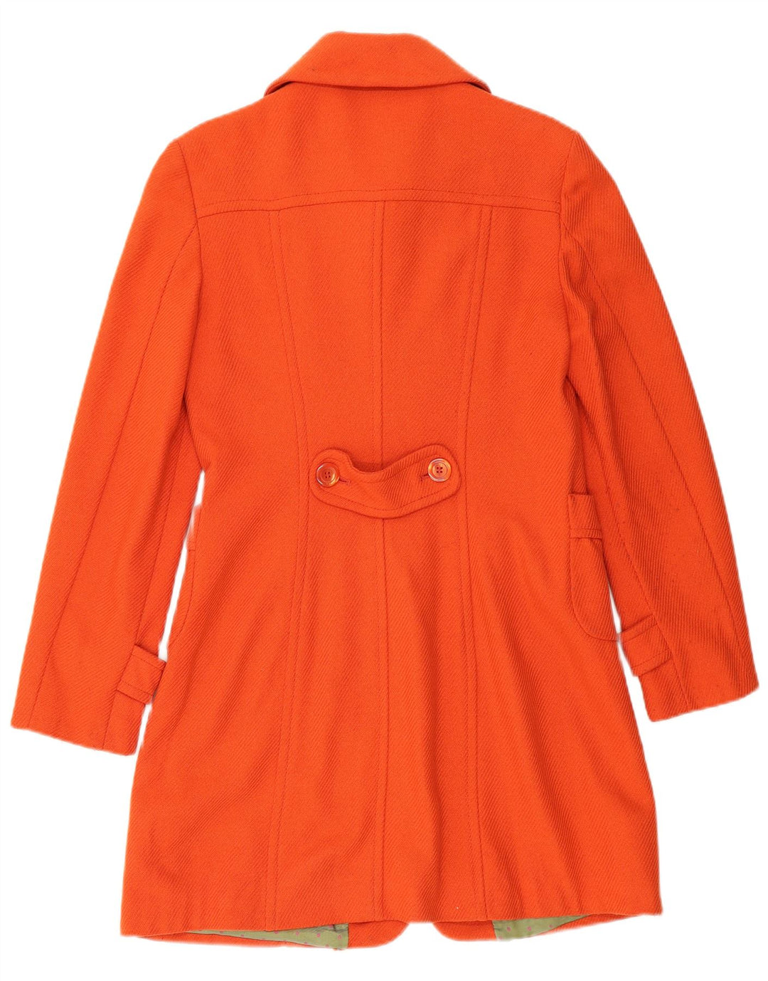 Soprabito Donna SISLEY IT 42 Arancio Medio Lana