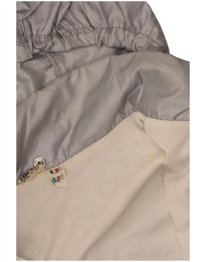 Giacca da ginnastica da uomo con cappuccio Ellesse IT 50 Medium Silver Colourblock
