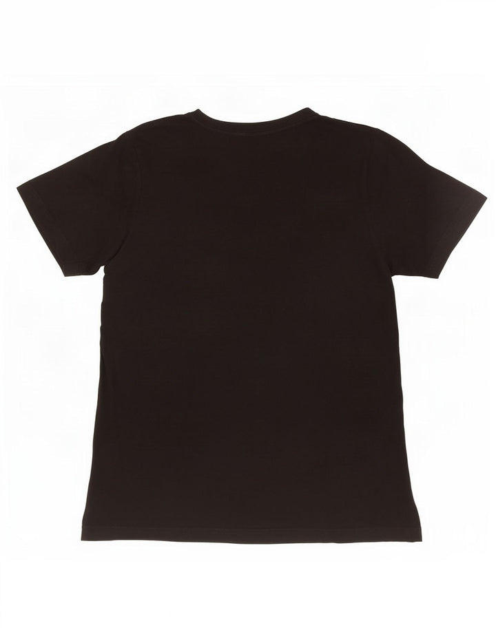T-shirt grafica da uomo Puma Top in cotone nero medio