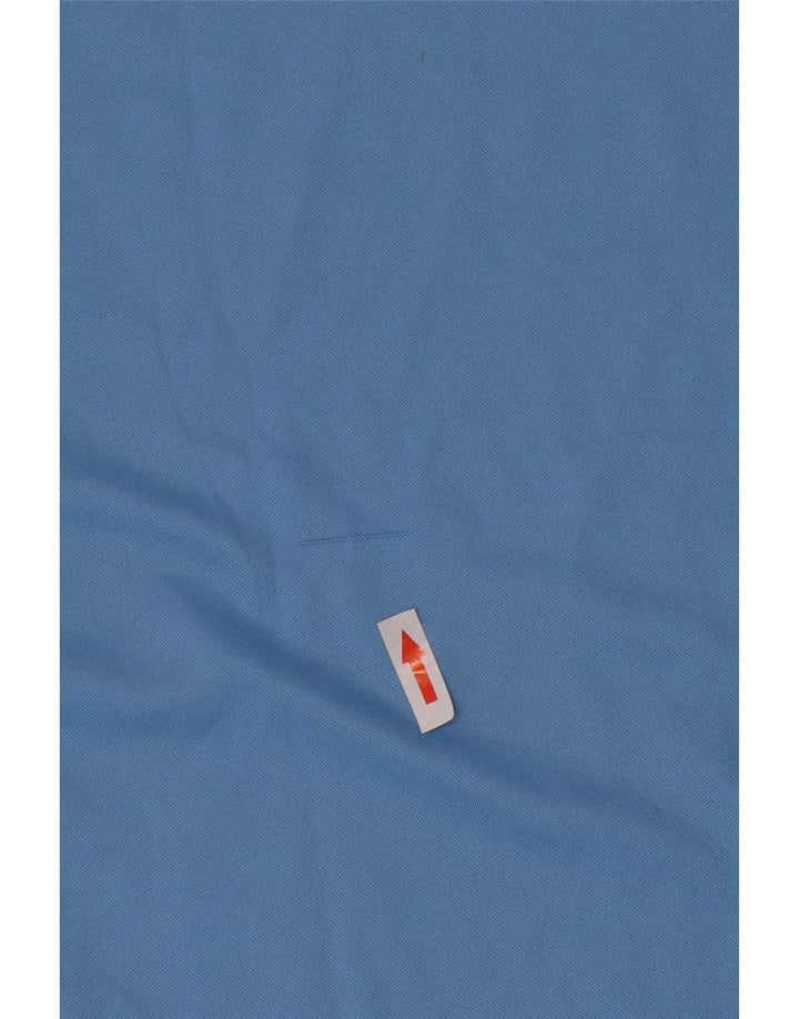 T-shirt Nike Dri Fit da uomo, top in poliestere blu medio