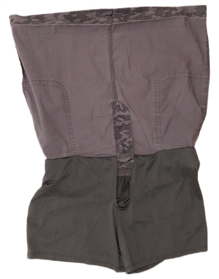 Gonna pantalone LEE da donna US 14 XL in cotone mimetico grigio