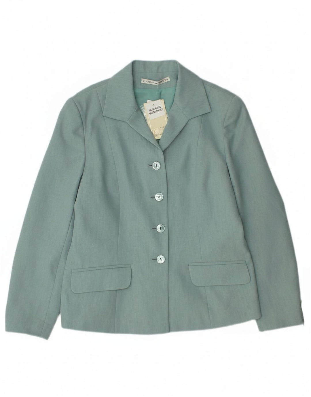 Giacca blazer a 4 bottoni da donna St. Bernard UK 14 Poliestere verde medio