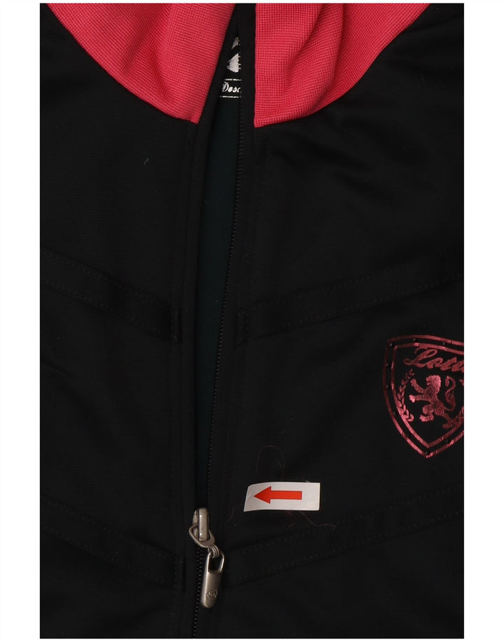 Giacca da tuta da donna Lotto UK 14 Large Poliestere color block nero