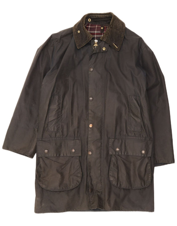 Giacca da uomo in cotone cerato Barbour EU 38 medio nero