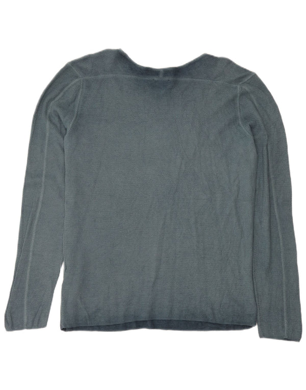 Top Uomo Sisley Manica Lunga Large Grigio Cotone