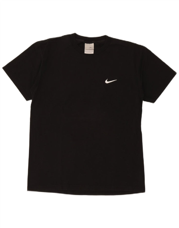 T-shirt grafica da uomo NIKE Top in cotone nero medio