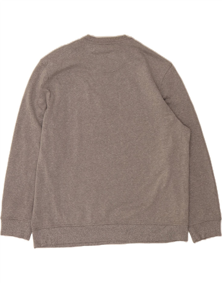 IZOD Mens Big & Tall Sweatshirt Jumper XL Grey Cotton Vintage Izod and Second-Hand Izod from Messina Hembry 