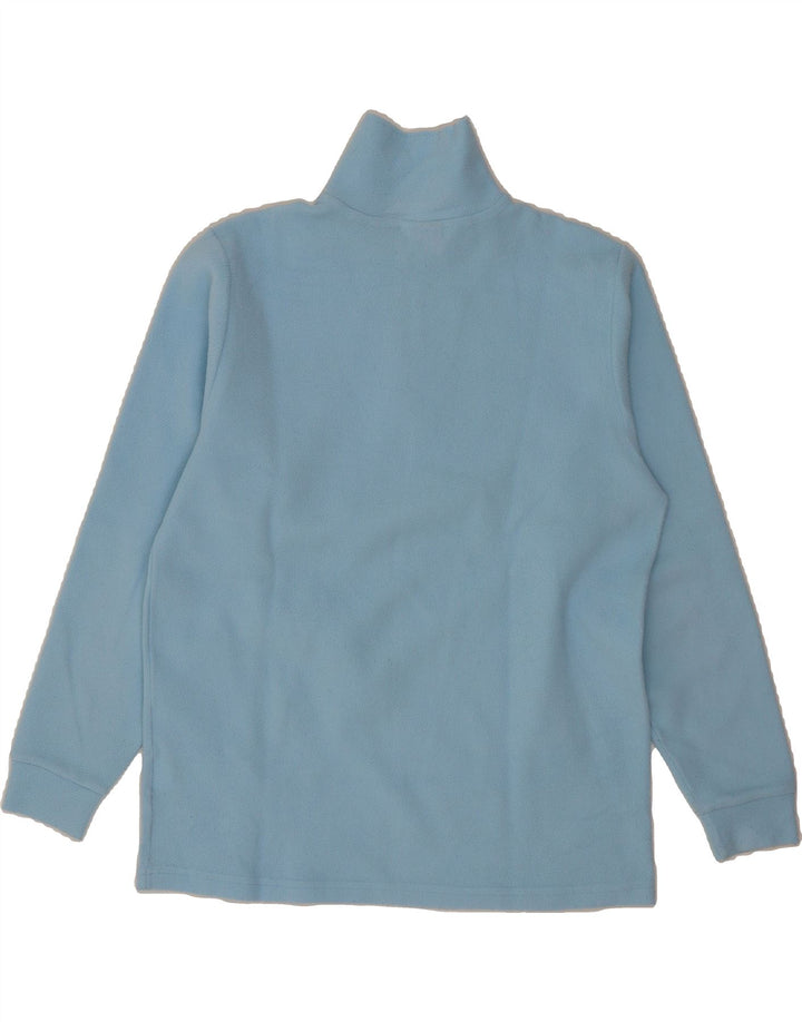 INVICTA Womens Zip Neck Fleece Jumper UK 16 Large Blue Polyester Vintage Invicta and Second-Hand Invicta from Messina Hembry 