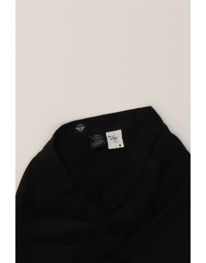 DOCKERS Womens Khakis Straight Casual Trousers US 8 Medium W30 L28 Black Vintage Dockers and Second-Hand Dockers from Messina Hembry 