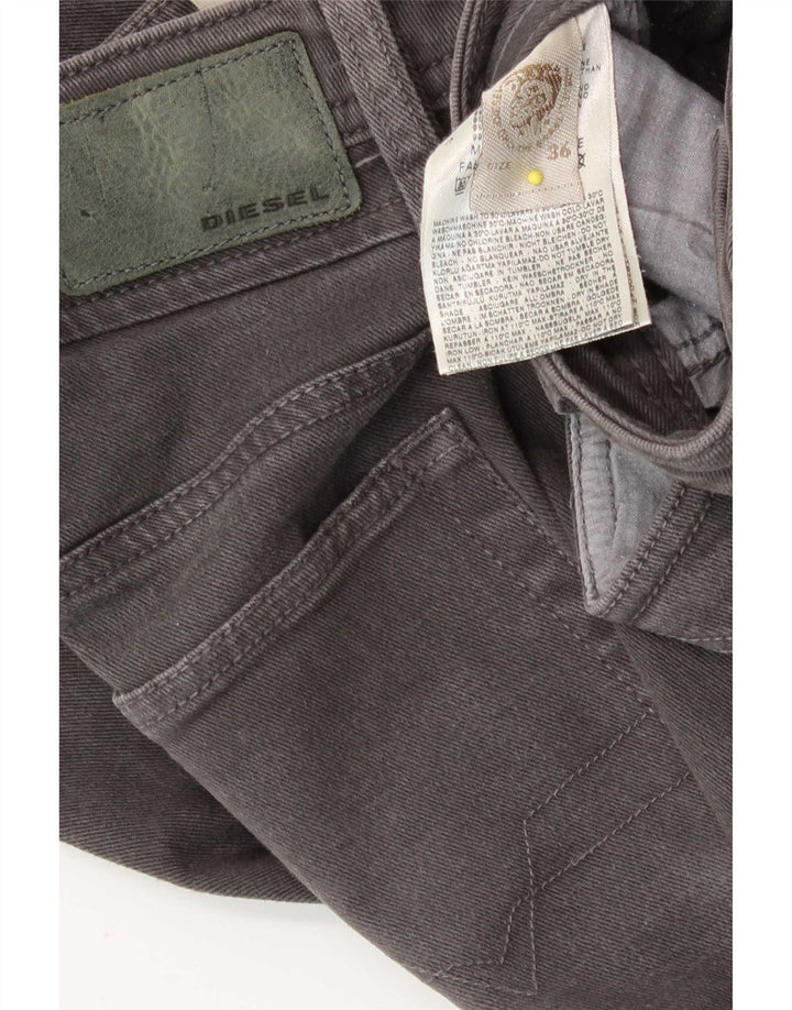 Jeans slim da uomo Diesel W36 L34 cotone grigio