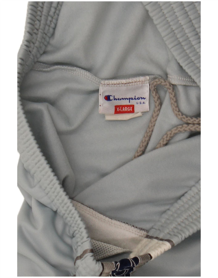 Pantaloni da tuta grafica da uomo Champion XL Poliestere color block blu