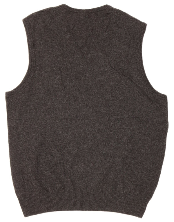 Canotta da uomo Joop IT 48 Medium Black Lana vergine screziata