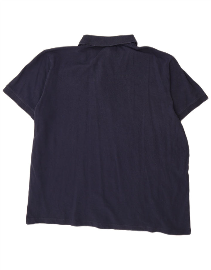 Polo Kappa Uomo 3XL Cotone Blu Navy
