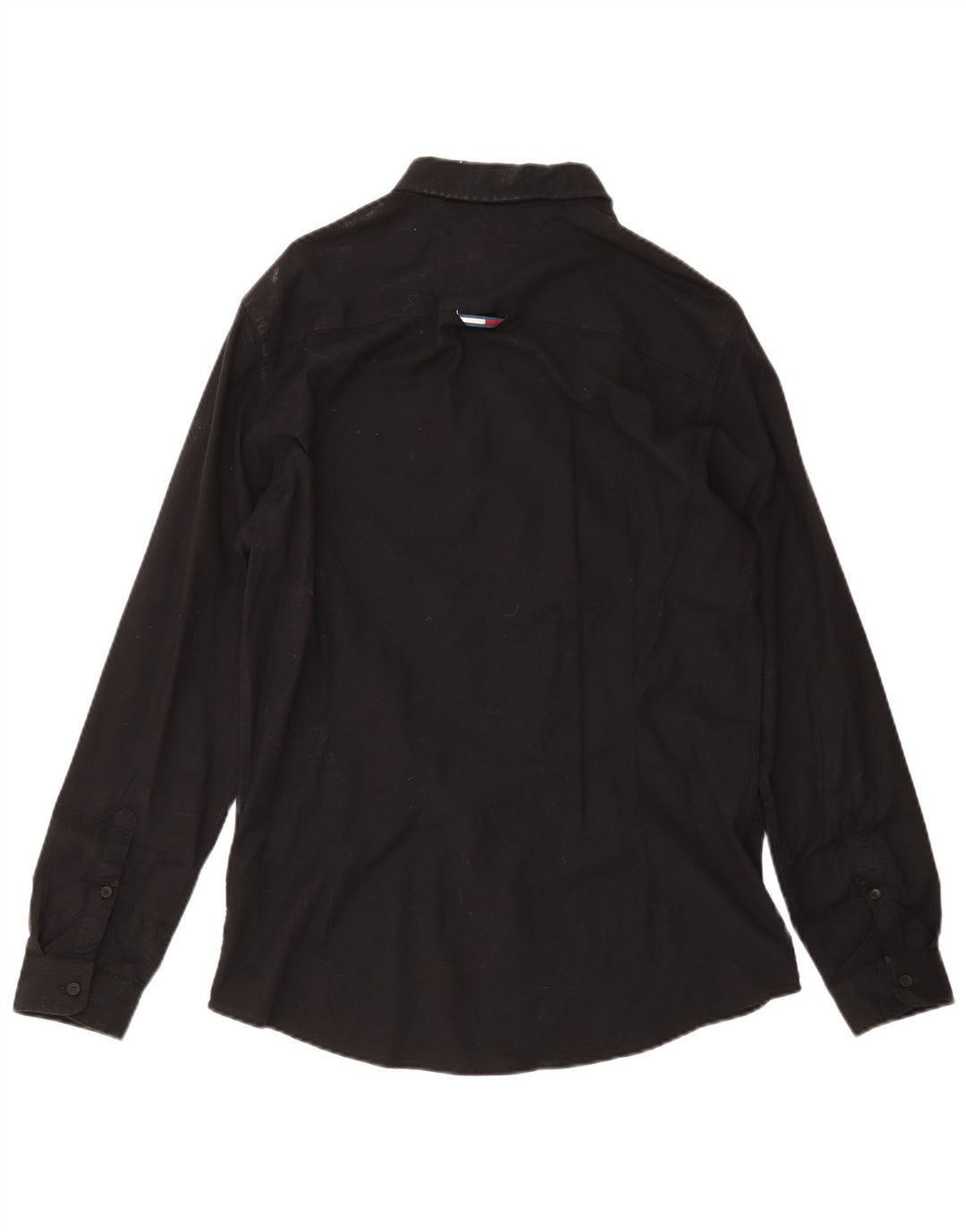 Camicia slim fit da uomo Tommy Hilfiger grande cotone nero