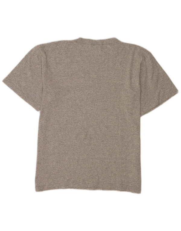 T-shirt grafica da uomo Champion Top grande grigio chiazzato