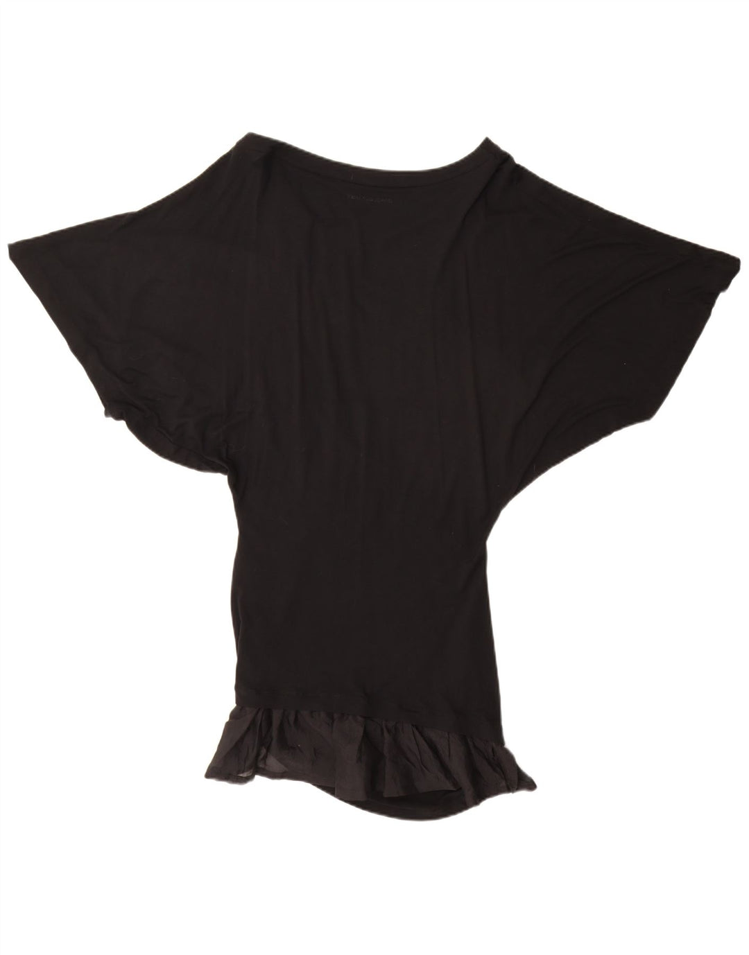 Abito tunica a pipistrello da donna Versace IT 48 XL viscosa nera