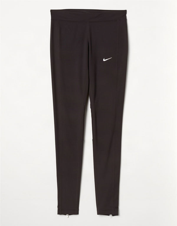 Leggings Nike Dri Fit da donna UK 10 piccoli poliestere nero