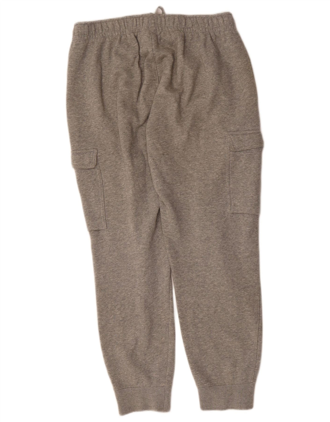 NIKE Mens Crop Cargo Tracksuit Trousers Joggers Medium Grey Flecked Cotton