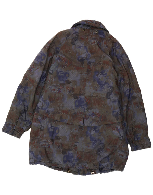 IL TUO SESTO SENSO Cappotto giacca a vento da donna UK 12 Medio multicolore floreale
