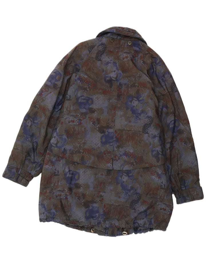 IL TUO SESTO SENSO Cappotto giacca a vento da donna UK 12 Medio multicolore floreale