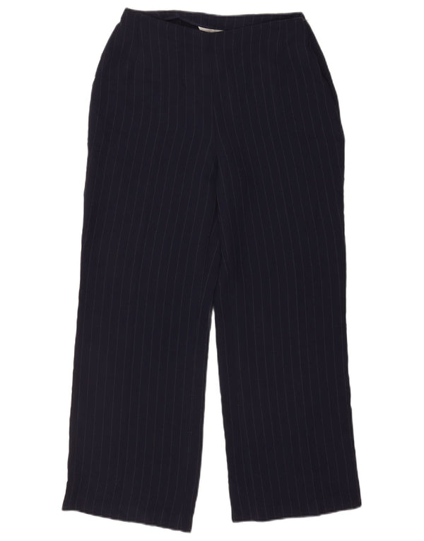 Pantaloni corti da donna Marks & Spencer UK 10 piccoli W26 L26 blu navy