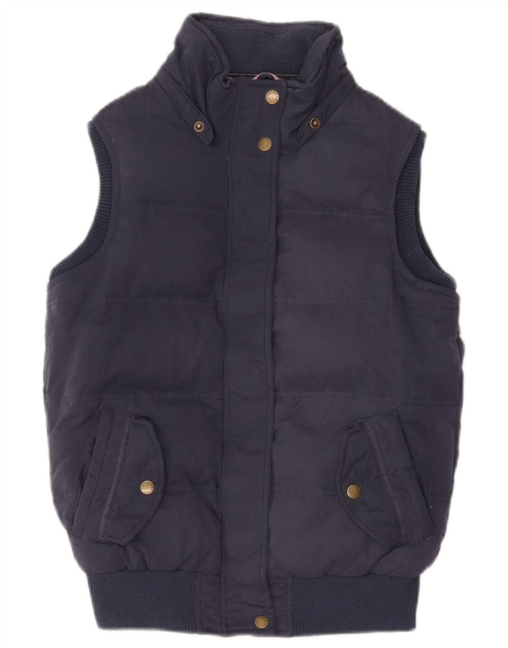 Gilet imbottito da donna Fat Face UK 8 piccolo poliestere blu navy