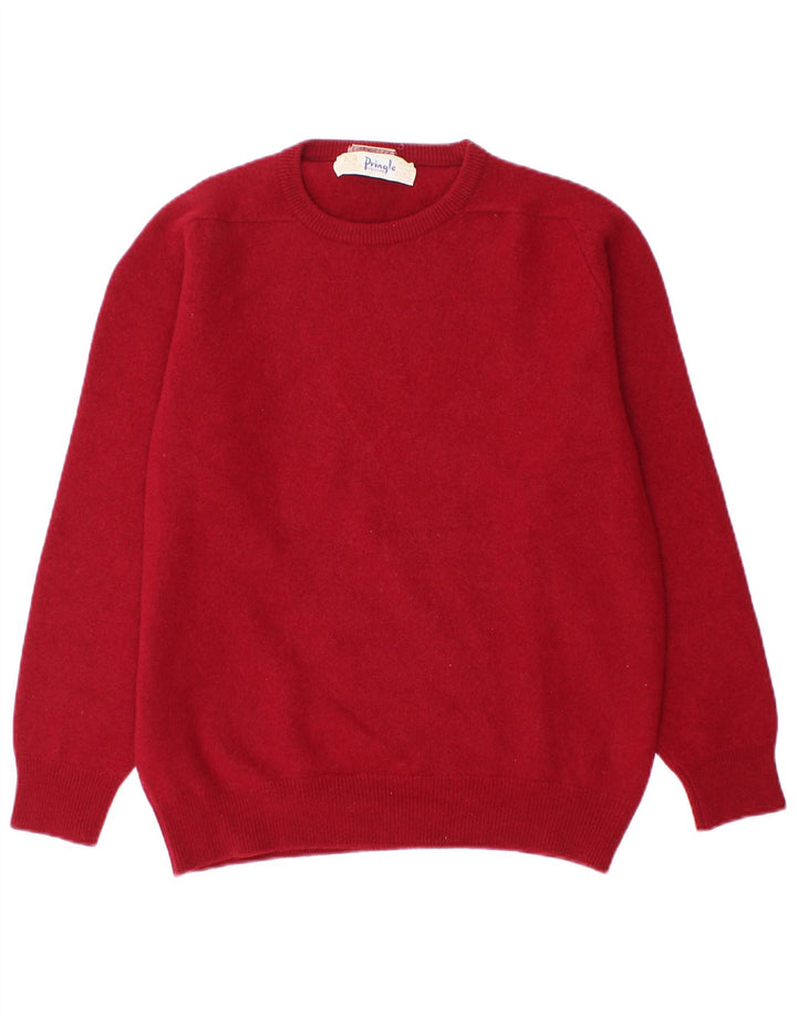 Maglione maglione girocollo da uomo Pringle IT 44 XS rosso