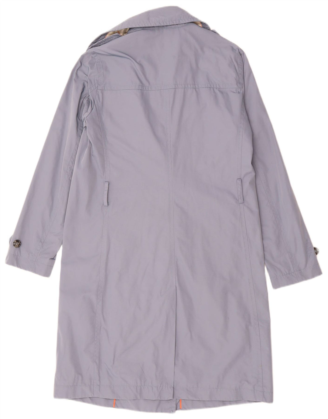 Trench oversize da donna Benetton UK 10 piccolo poliestere blu