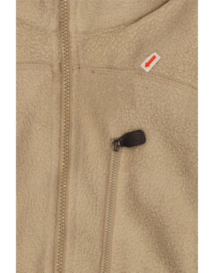 Giacca in pile da uomo Fila UK 36 Small Beige Colourblock Poliestere