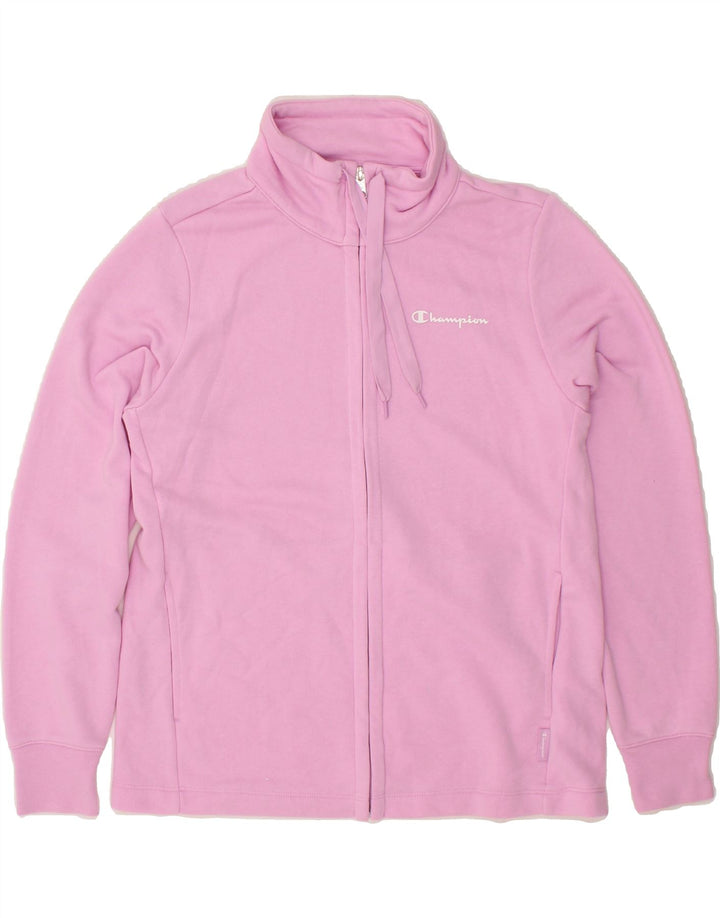 CHAMPION Womens Tracksuit Top Jacket UK 10 Small Pink Cotton Vintage Champion and Second-Hand Champion from Messina Hembry 