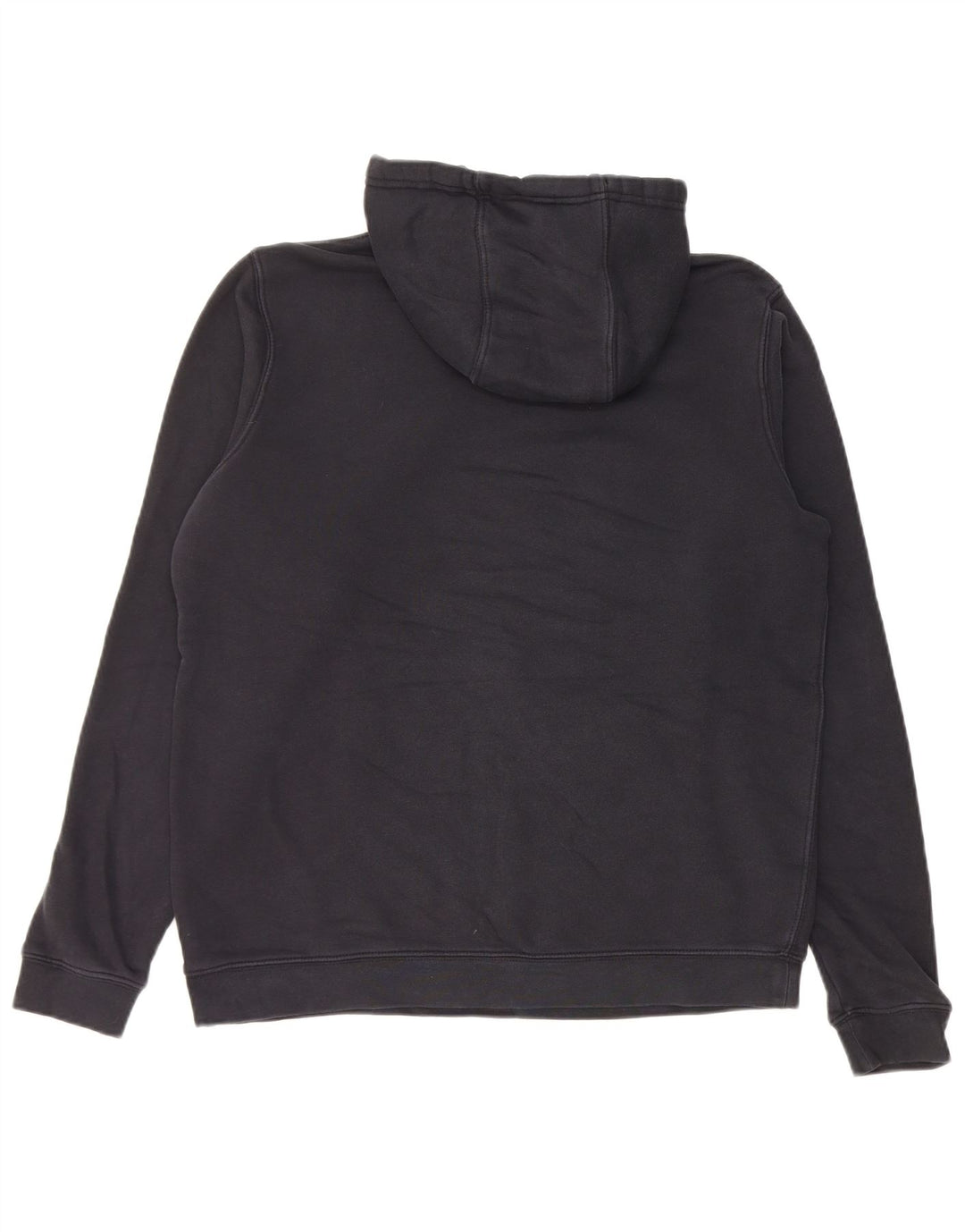 Felpa con cappuccio grafica Nike da uomo in cotone nero medio