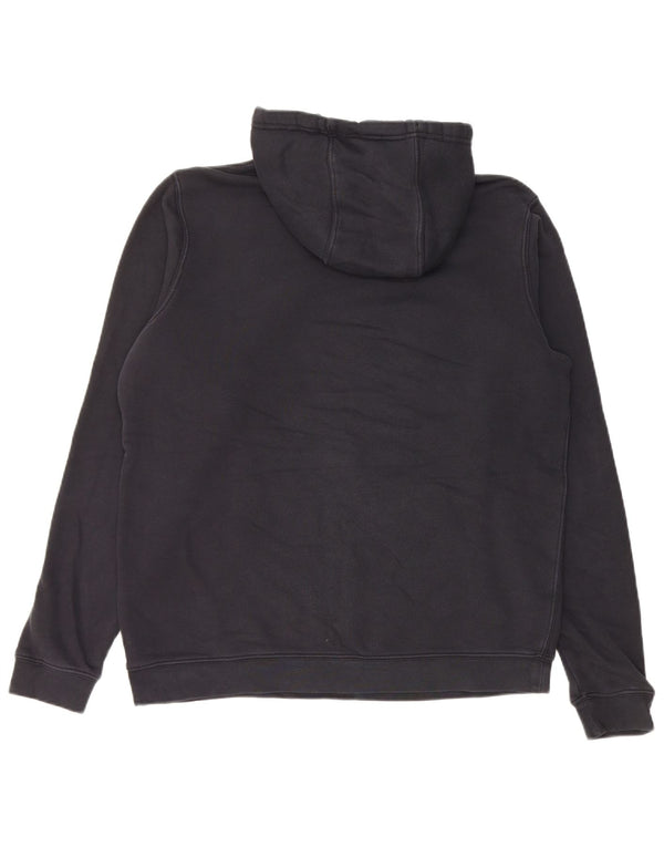 Felpa con cappuccio grafica Nike da uomo in cotone nero medio