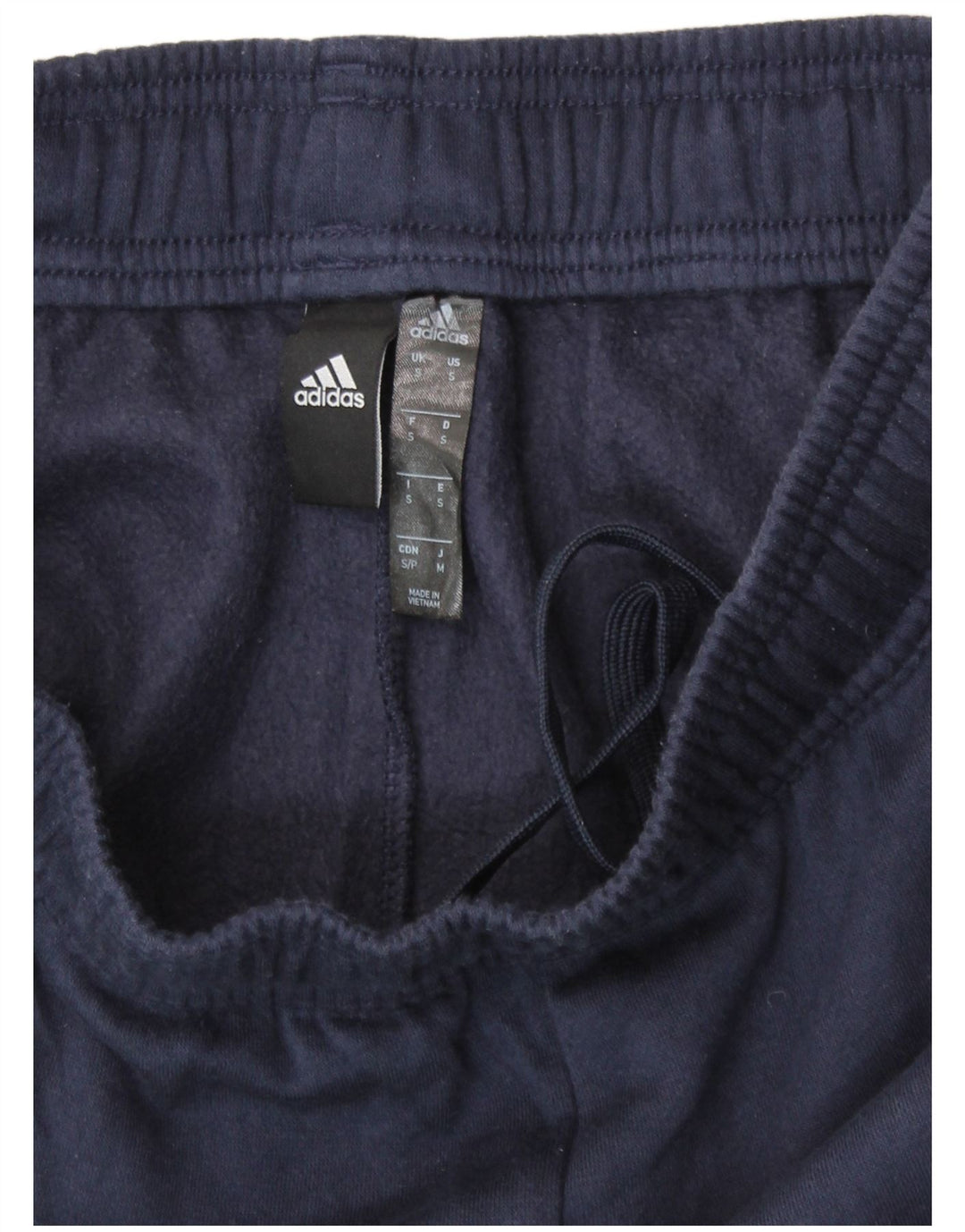Pantaloni da tuta da uomo ADIDAS Joggers piccoli in cotone color block blu navy