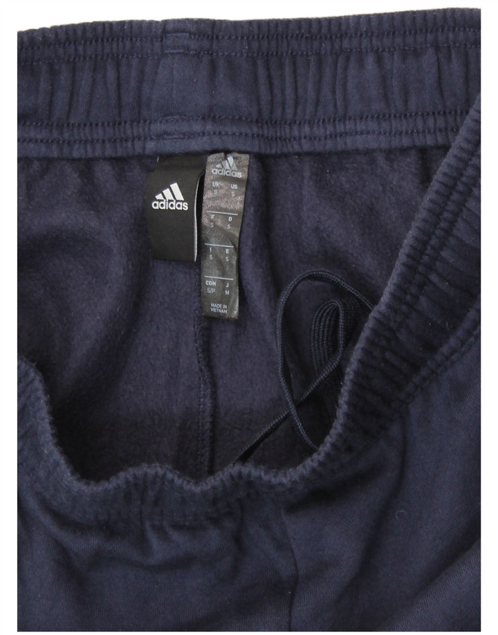 Pantaloni da tuta da uomo ADIDAS Joggers piccoli in cotone color block blu navy