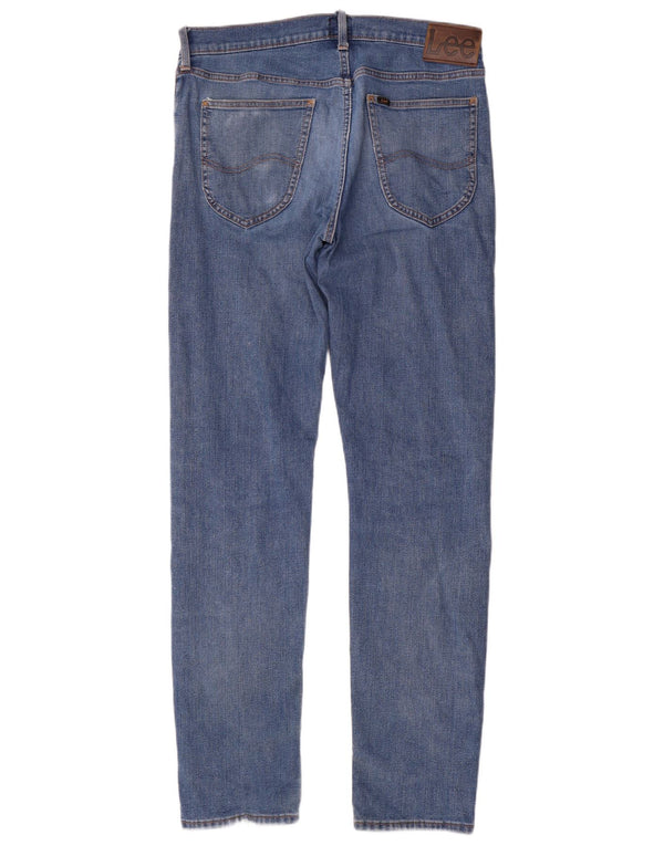 Jeans dritti regolari da uomo Lee W32 L34 cotone blu