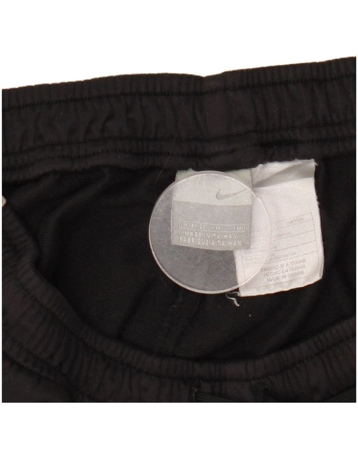 Pantaloni da tuta Nike da uomo in poliestere color block medio nero